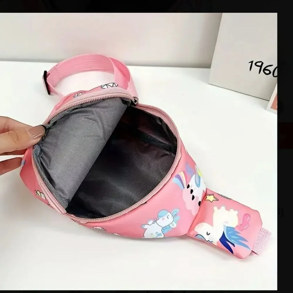 pink waterproof kids' unicorn backpack